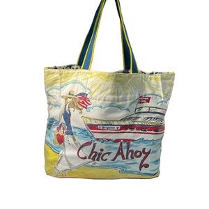 Brighton Canvas Beach Bag Tote